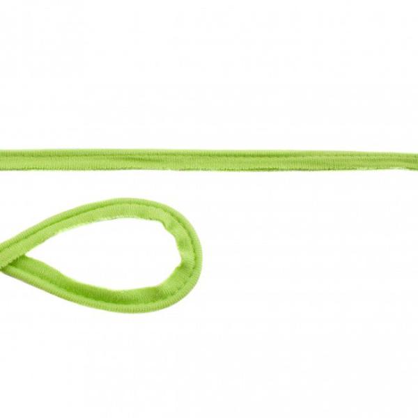 Baumwoll Jersey Paspelband Breite 10 mm Lime